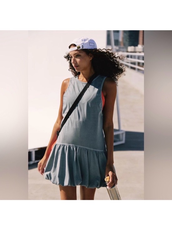 FP Movement by Free People Dresses & Skirts - NWOT Free People Hot Shot Bubble Set in Summer Storm, Workout Set, Workout Dress